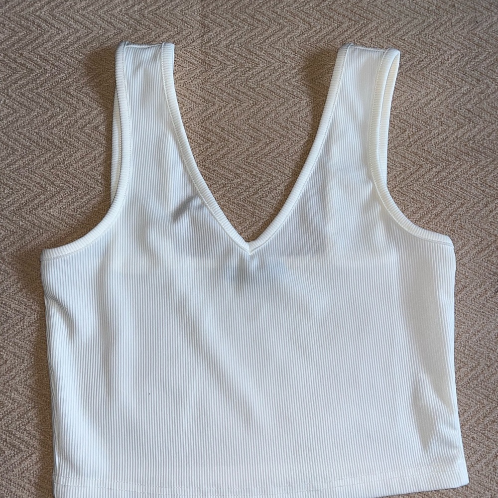 White tank top